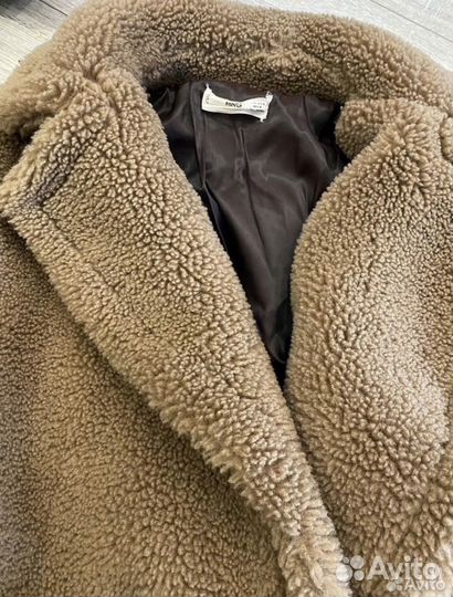 Искусственная шуба тедди Mango