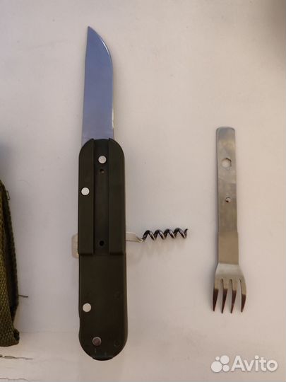 Туристический набор ложка вилка нож