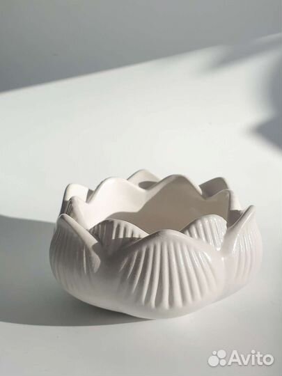 Подсвечник из гипса 