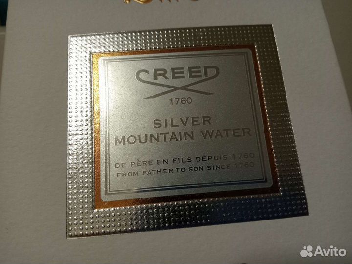 Creed silver mountain water 50ml оригинал lot*C891