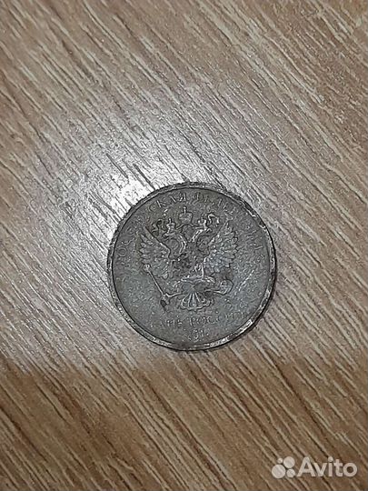 Очень редкая бракованная монета
