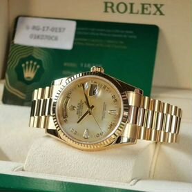 Мужские часы Rolex DAY-date золотые, гарантия