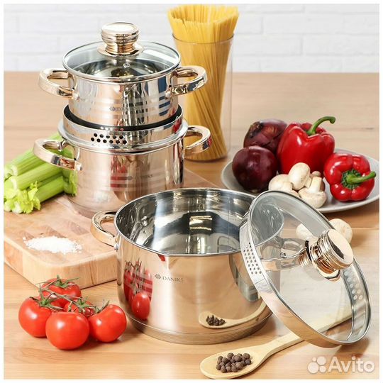 Набор посуды Daniks Вена SD-T87-6 6 пр