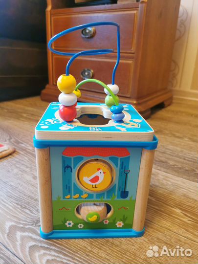 Бизиборд сортер деревянный