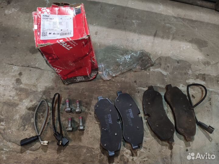 Тормозные колодки ford transit, tourneo