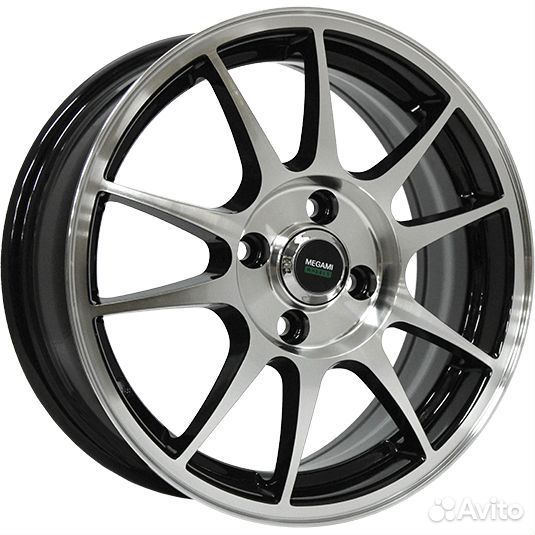 R15 5x100 6J ET38 D57,1 Megami MGM-5 BKF