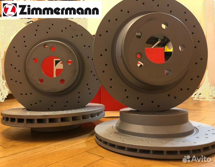 Тормозные диски Mercedes Zimmermann Новые