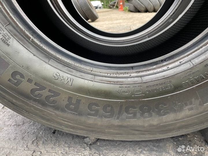 385/65R22.5 грузовые шины бу на прицеп