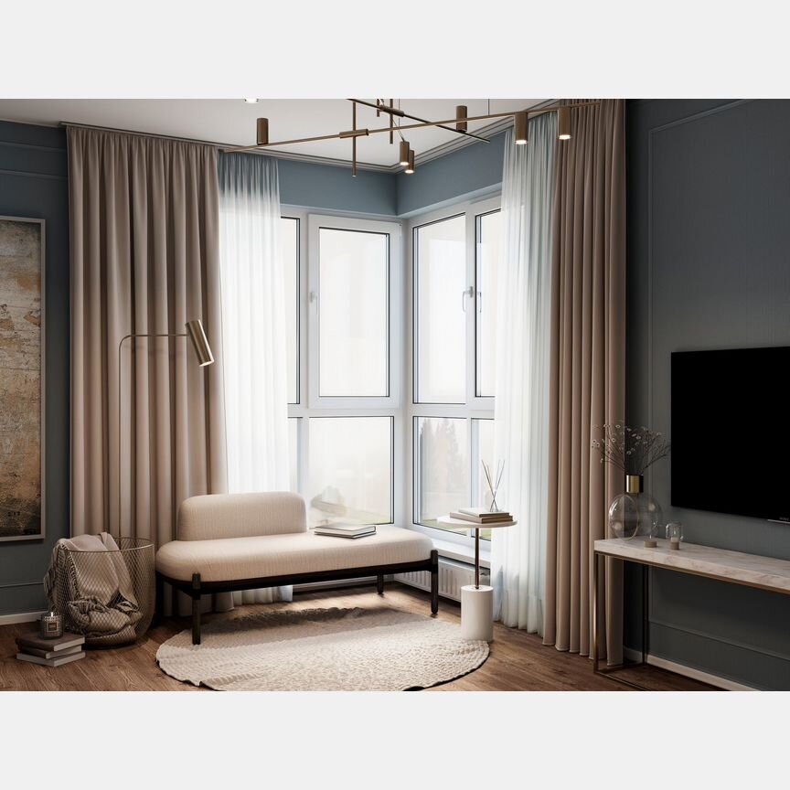 2-к. квартира, 61,5 м², 2/12 эт.