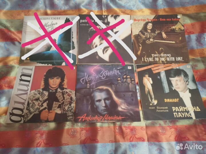 Грампластинки разные