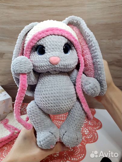 Зайчик ручной работы, зайка, заяц символ 2023 года