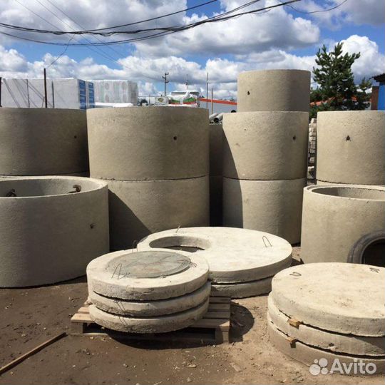 Керамзитные блоки, кольца жби, брусчатка