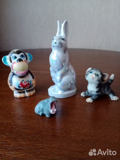 Фарфоровые фигурки животных