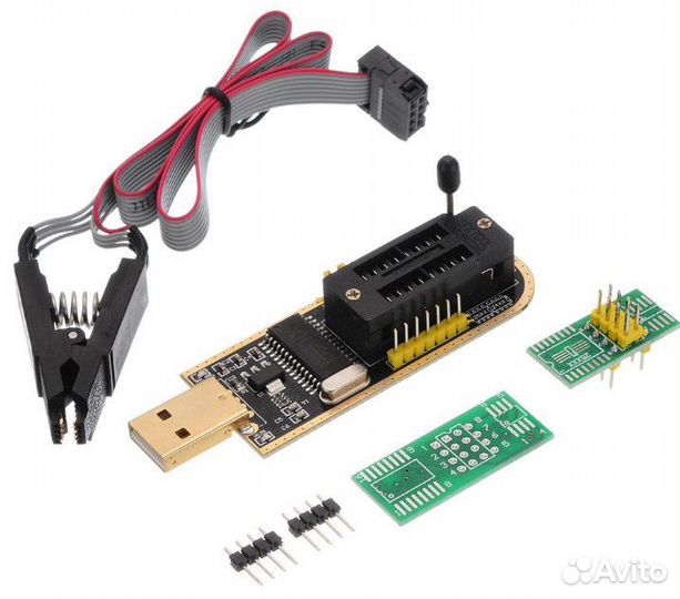 Программатор CH341A, pickit 3, JLink