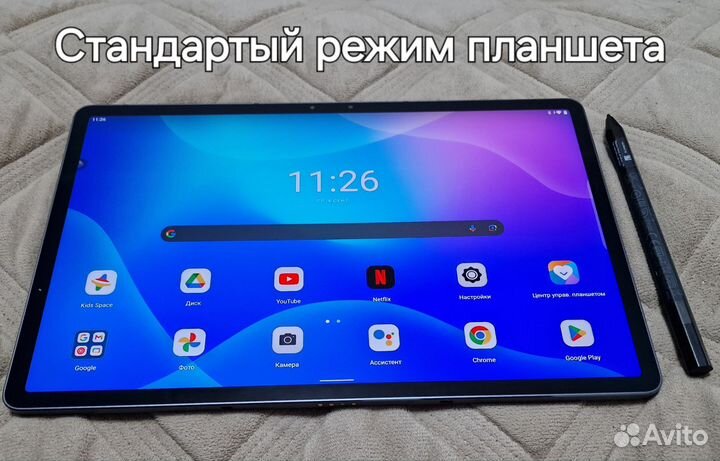 Быстрый планшет Lenovo tap p 11 pro oleb + стилус