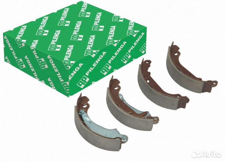 Колодки тормозные барабанные задние (180мм)