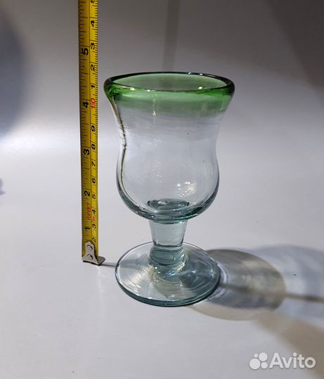 Бокал стекло винтаж Blenko Glass Company