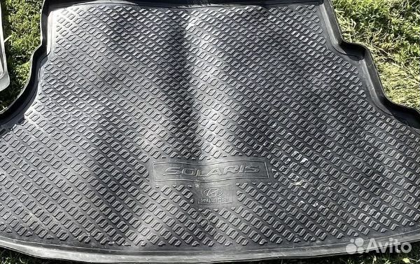 Коврики hyundai solaris багажник