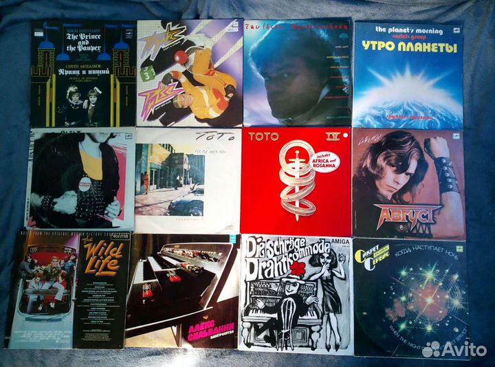 Пластинки виниловые разные