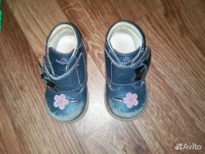 Осенние ботиночки для девочки 19 размер