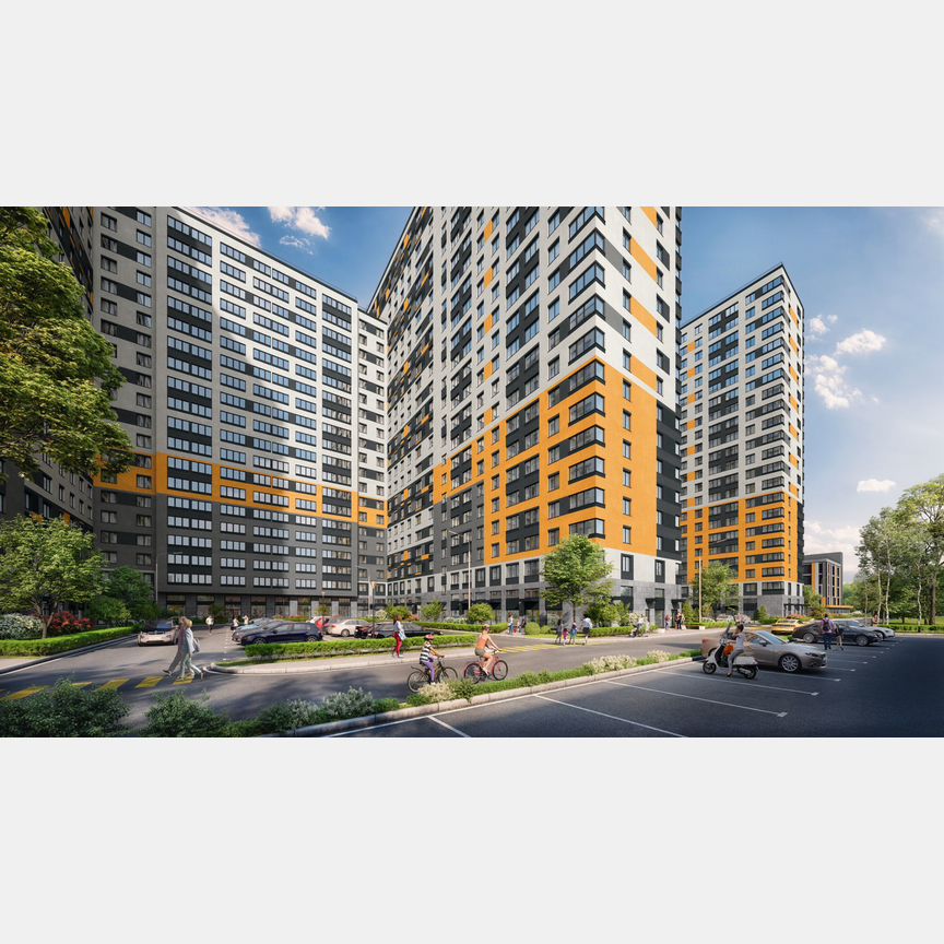 3-к. апартаменты, 65,7 м², 7/24 эт.