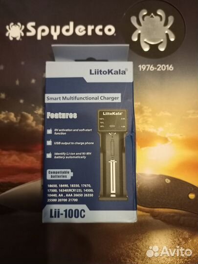 Универсальное зарядное устройство liitokala li-100
