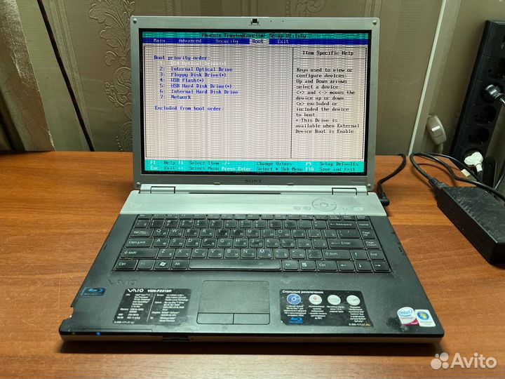 Ноутбук Sony vaio VGN-FZ31SR