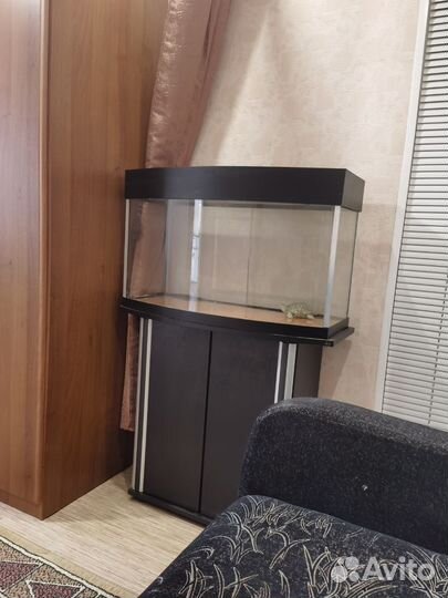 Аквариум с тумбой на 80литров бу