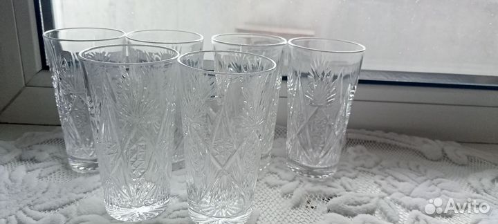Стаканы хрусталь