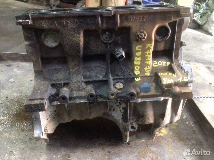 Блок двигателя в сборе Рено-Логан