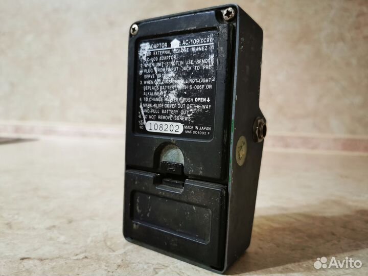 Педаль Ibanez Tube Screamer TS808 1980 года