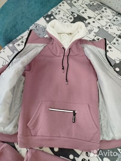 Костюм тройка женский утепленный