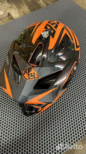 Шлем для мотокросса GSB XP-14 оранжевый