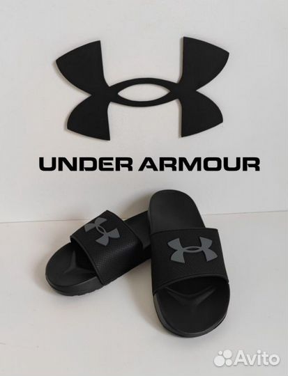 Шлёпанцы Under Armour чëpныe