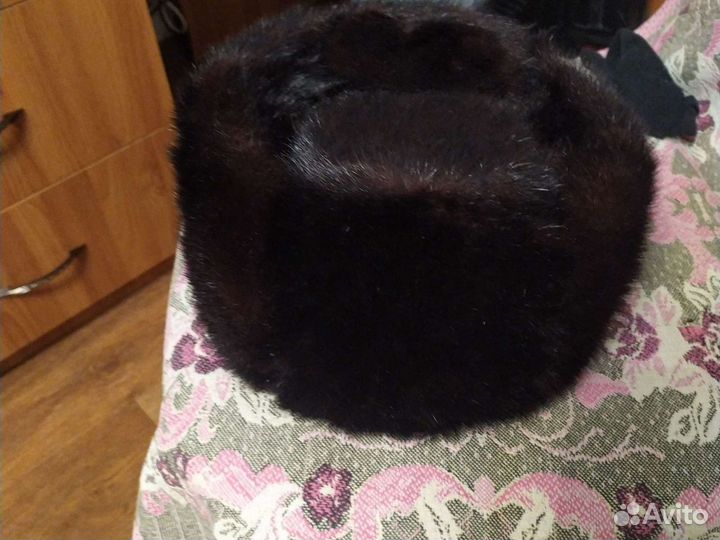 Норковая шапка мужская