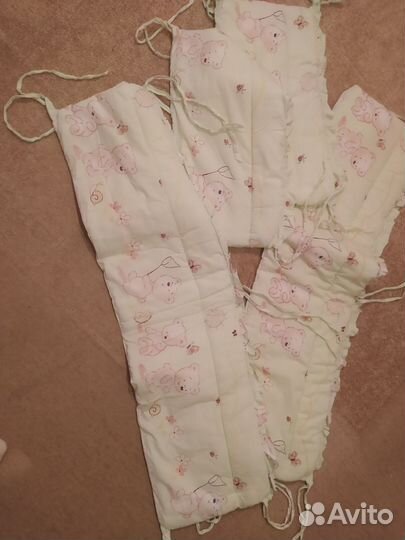 Бортики в детскую кроватку бу