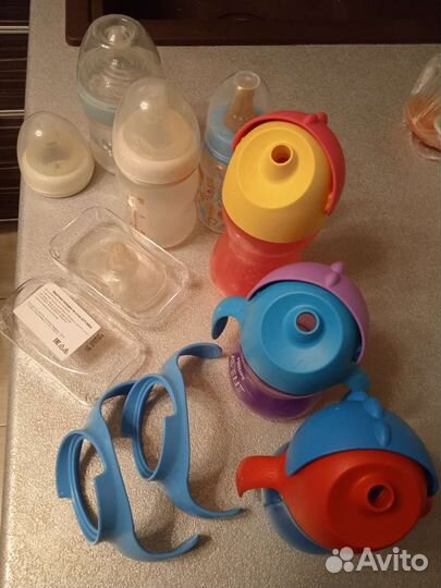 Поильник avent, бутылочки для кормления