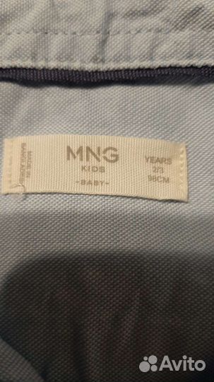 Рубашка для утренника 98разм манго кидс