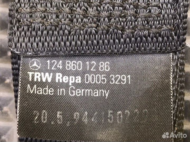 Ремень безопасности задний правый Mercedes-Benz