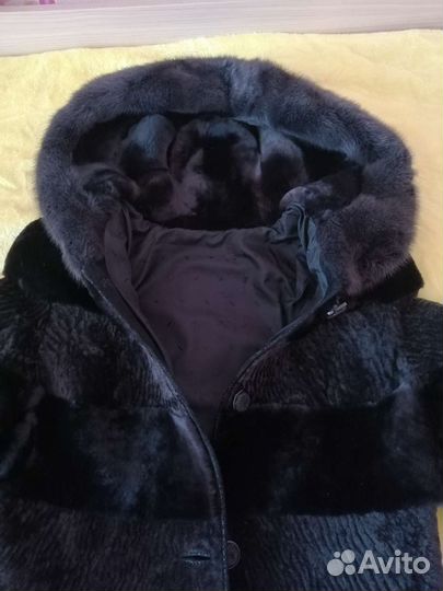 Шуба мутоновая 48 размер