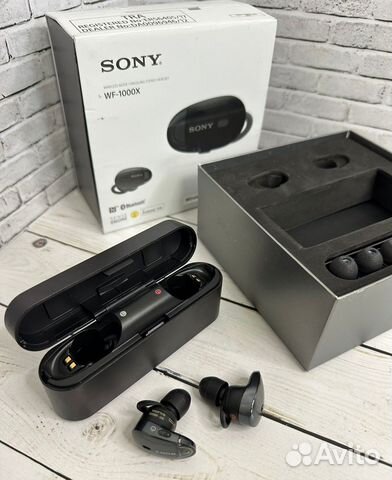 Наушники Bluetooth Sony WF-1000X/BM