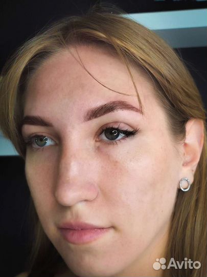 Коррекция и окрашевание бровей