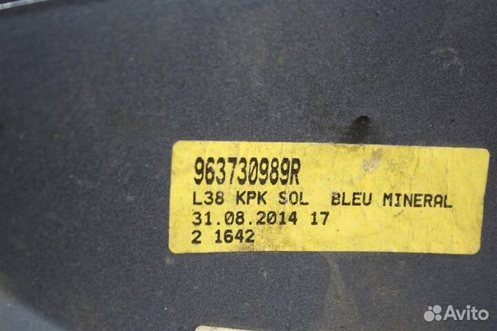 Накладка зеркала левого Renault Fluence