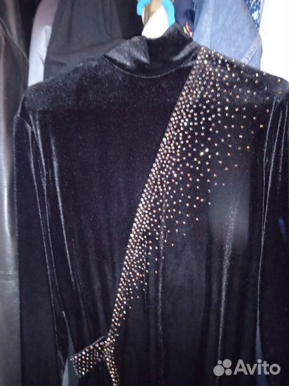 Латина бархат, рубашка 44-46