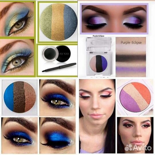 Тени для век Мэри Кэй, Mary Kay, запеченные тени