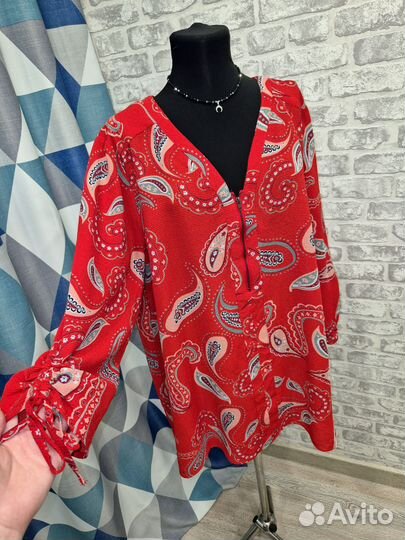 Блузки 54 56 большой размер