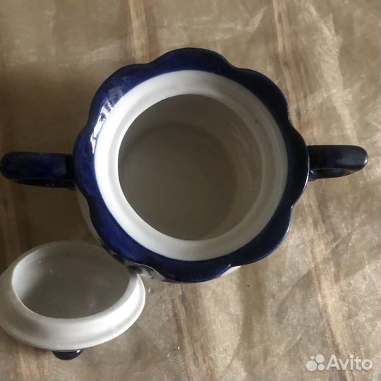 Сахарница гжель Олимпиада -1980г