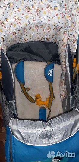 Детские санки коляска на колесах