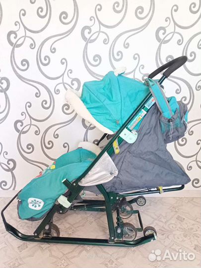 Детские санки коляска