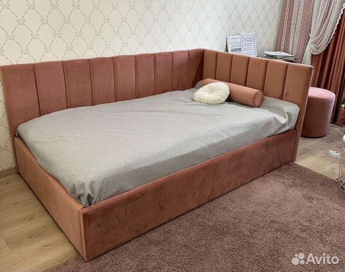 Детская кровать, мягкая кровать, ортопедическая